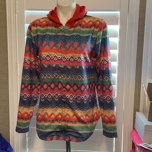 Colorful Patterned Women's Hoodie